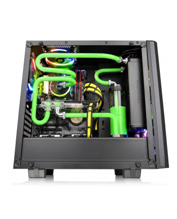 Thermaltake View 21 Tempered Glass Edition - black - window