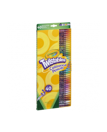 Crayola Wykręcane kredki 40 sztuk