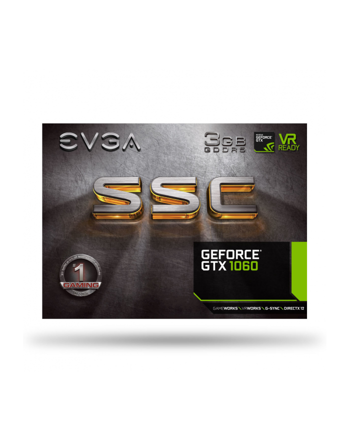 Karta graficzna EVGA 3GB GTX1060 SSC GAMING 3DP/H/DVI główny