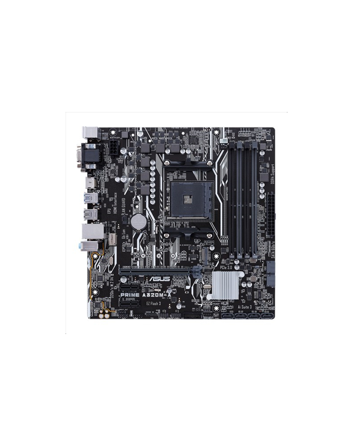 ASUS PRIME A320M-A, AMD A320 Mainboard - Sockel AM4 główny