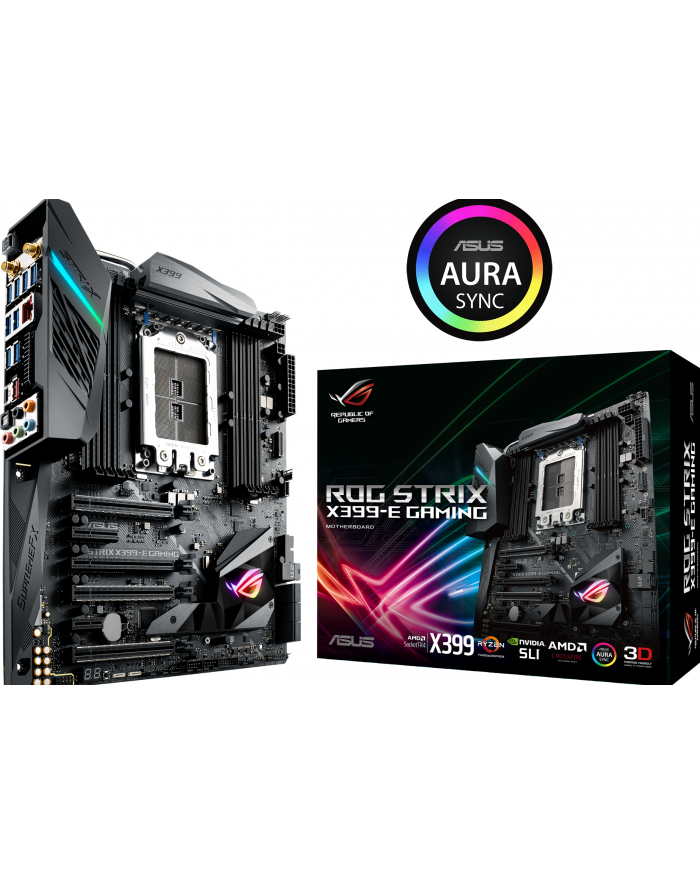 ASUS MB Sc TR4 ROG Strix X399-E Gaming, AMD X399, 8xDDR4, Wi-Fi, E-ATX główny