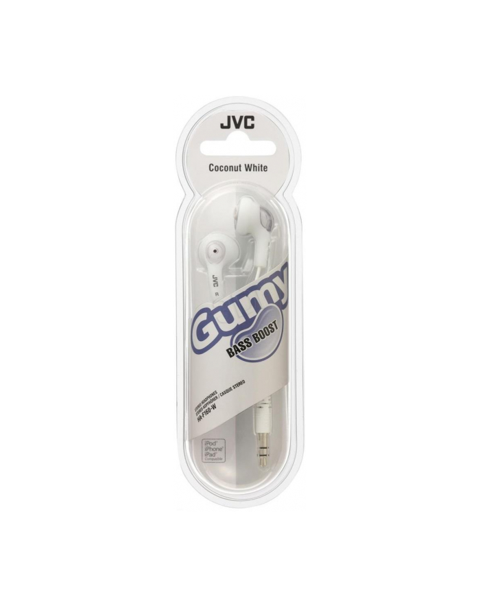 Słuchawki JVC HA-F160-W-E douszne białe główny