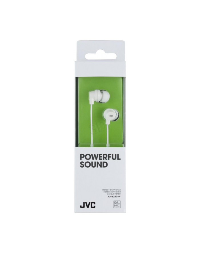 Słuchawki JVC HA-FX10-W-E douszne białe główny