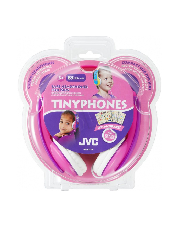 Słuchawki dla dzieci JVC HA-KD7-P-E  różowo-fiol. główny