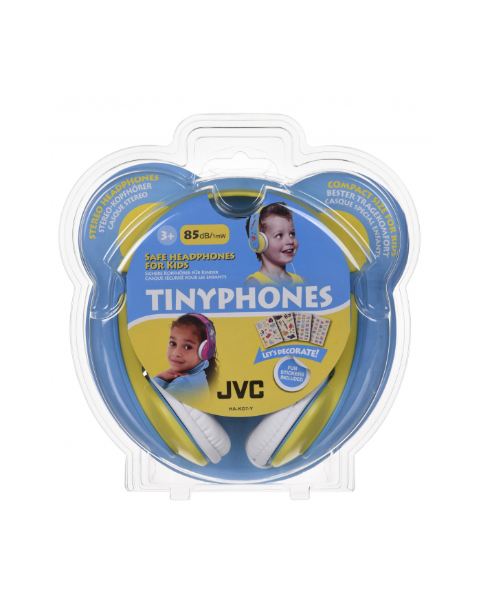 Słuchawki dla dzieci JVC HA-KD7-Y-E  żółto-nieb. główny
