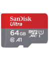 SANDISK ULTRA ANDROID microSDXC 64 GB 100MB/s A1 Cl.10 UHS-I + ADAPTER - nr 62
