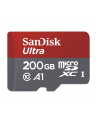 SANDISK ULTRA ANDROID microSDXC 200 GB 100MB/s A1 Cl.10 UHS-I + ADAPTER - nr 10