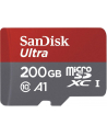 SANDISK ULTRA ANDROID microSDXC 200 GB 100MB/s A1 Cl.10 UHS-I + ADAPTER - nr 15