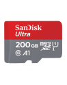 SANDISK ULTRA ANDROID microSDXC 200 GB 100MB/s A1 Cl.10 UHS-I + ADAPTER - nr 16