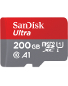 SANDISK ULTRA ANDROID microSDXC 200 GB 100MB/s A1 Cl.10 UHS-I + ADAPTER - nr 26
