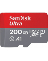 SANDISK ULTRA ANDROID microSDXC 200 GB 100MB/s A1 Cl.10 UHS-I + ADAPTER - nr 3