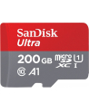 SANDISK ULTRA ANDROID microSDXC 200 GB 100MB/s A1 Cl.10 UHS-I + ADAPTER - nr 6