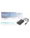 i-tec USB-C dual Display Port Video Adapter 2x DP 4K kompatybilny z Thunderbolt3 - nr 43
