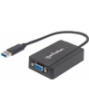 Manhattan Konwerter adapter graficzny SuperSpeed USB 3.0 na SVGA M/F czarny - nr 13