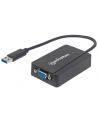 Manhattan Konwerter adapter graficzny SuperSpeed USB 3.0 na SVGA M/F czarny - nr 17