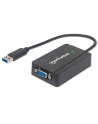 Manhattan Konwerter adapter graficzny SuperSpeed USB 3.0 na SVGA M/F czarny - nr 22