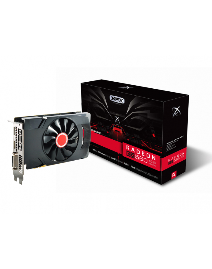 VGA XFX RX 560 2GB single fan, GDDR5,HDMI,DP,DVI,2.5S główny