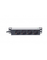 Intellinet Network Solutions Intellinet Listwa zasilająca rack 10'' 1U 250V/15A 4x Schuko kabel 1,8m - nr 20