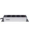 Intellinet Network Solutions Intellinet Listwa zasilająca rack 10'' 1U 250V/15A 4x Schuko kabel 1,8m - nr 17