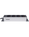 Intellinet Network Solutions Intellinet Listwa zasilająca rack 10'' 1U 250V/15A 4x Schuko kabel 1,8m - nr 24