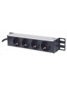 Intellinet Network Solutions Intellinet Listwa zasilająca rack 10'' 1U 250V/15A 4x Schuko kabel 1,8m - nr 5