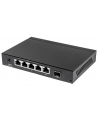 Intellinet Network Solutions Intellinet Gigabit switch 5x 10/100/1000 Mbps RJ45 PoE/PoE+ 80W 1x SFP combo - nr 12