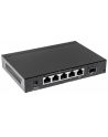 Intellinet Network Solutions Intellinet Gigabit switch 5x 10/100/1000 Mbps RJ45 PoE/PoE+ 80W 1x SFP combo - nr 28