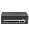 Intellinet Network Solutions Intellinet Gigabit switch 8x 10/100/1000 Mbps RJ45 PoE/PoE+ 802.3at/af 60W VLAN - nr 10