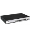 D-Link 10-Port Gigabit PoE+ Smart Switch inc. 2 SFP Ports POE budget 130W - nr 26