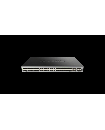 D-Link 44-port GE PoE 370W Layer 3 Stackable Managed Gigabit Switch