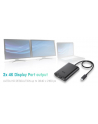 i-tec USB-C dual Display Port Video Adapter 2x DP 4K kompatybilny z Thunderbolt3 - nr 54