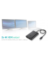 i-tec USB-C dual HDMI Video Adapter 2x HDMI 4K kompatybilny z Thunderbolt 3 - nr 46