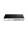 D-Link 10-Port Gigabit PoE+ Smart Switch inc. 2 SFP Ports POE budget 130W - nr 25