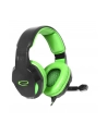 ESPERANZA EGH350G Słuchawki Stereo z Mikrofonem dla graczy - C0BRA - ZIELONE - nr 2