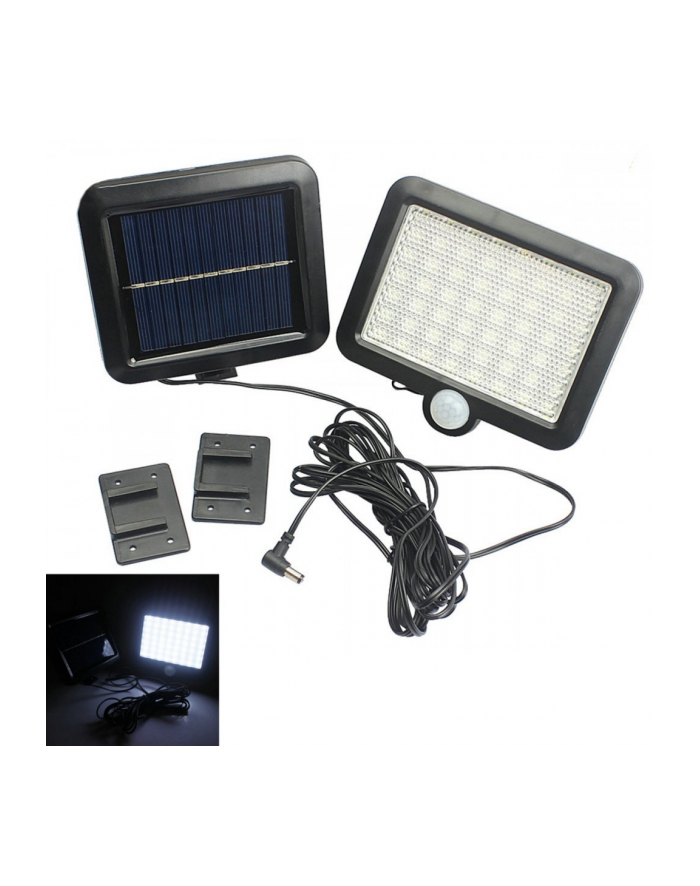 Duracell Solarna lampa ogrodowa LED z czujnikiem ruchu, metalowo-szklana, 2h działania ` główny