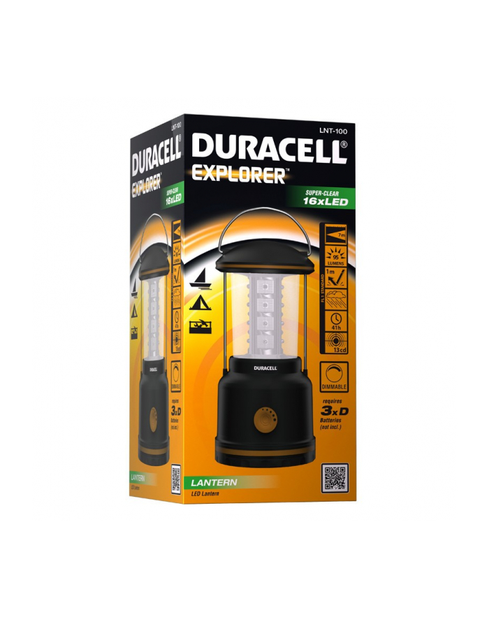 Duracell Latarka LED EXPLORER LNT-100, system handfree + 3x AAA główny