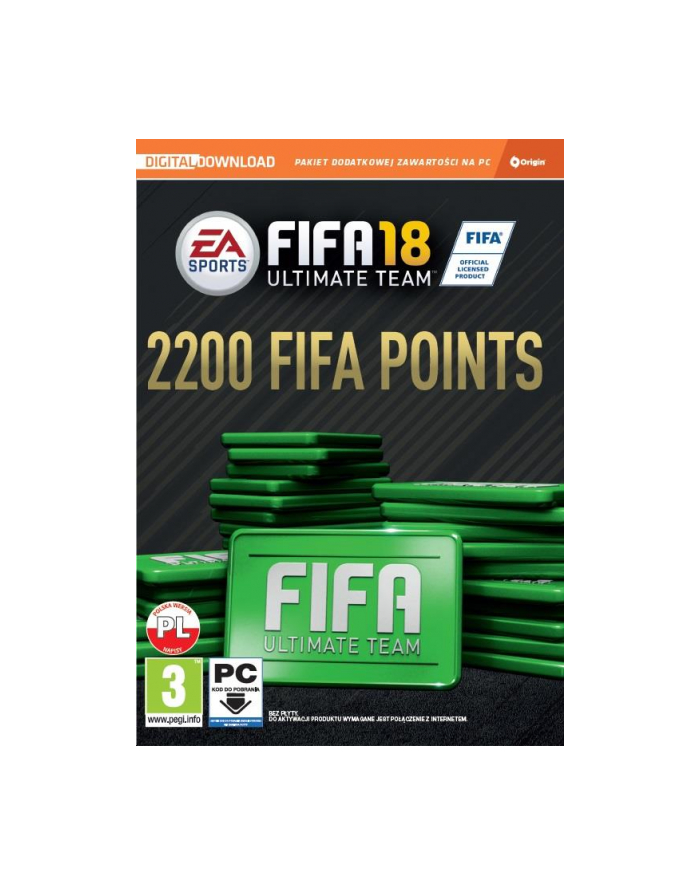 EA Gra PC FIFA 18 2200 Points główny