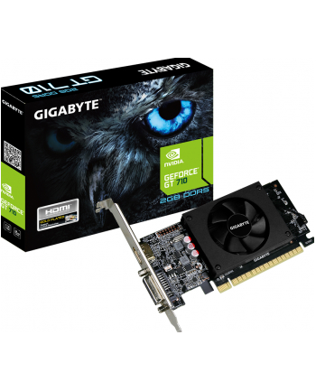 Gigabyte GT710 2GB DDR5 64BIT DVI/HDMI/Low Profile