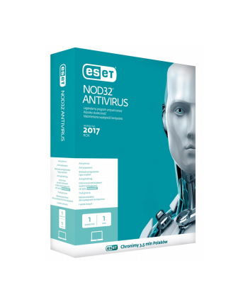 ESET NOD32 Antivirus PL Box 1U 2Y    ENA-N-2Y-1D