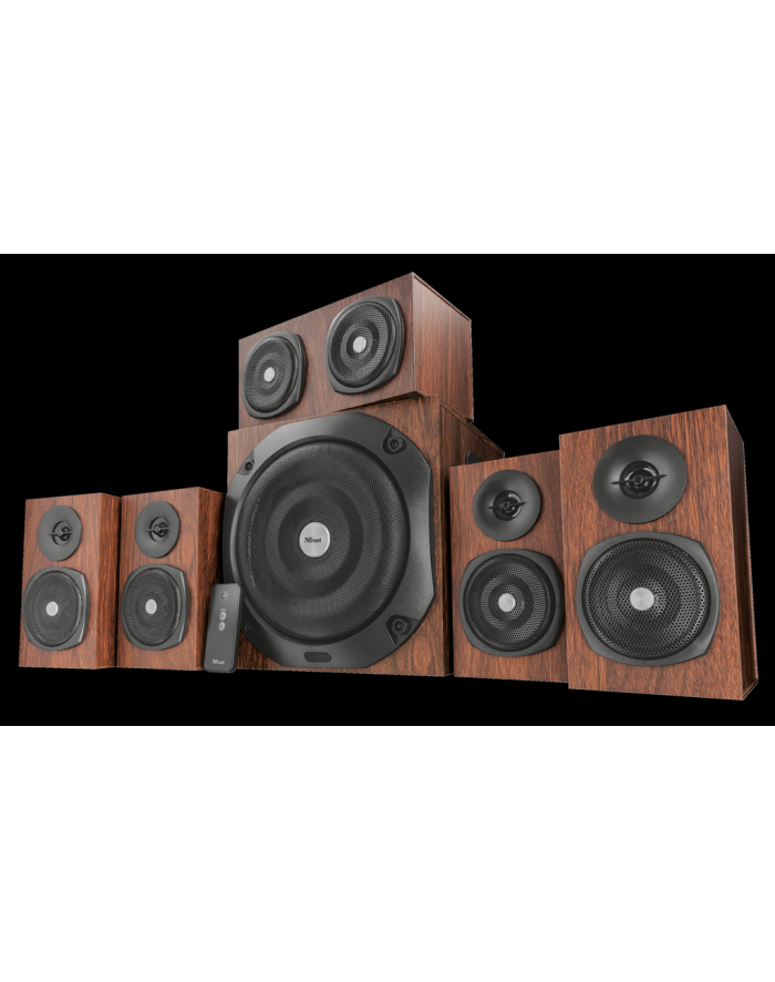 Trust Vigor 5.1 Surround Speaker System for pc - brown główny