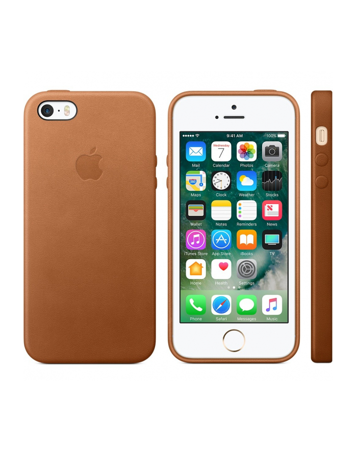 Apple iPhone SE Leather Case Saddle Brown   MNYW2ZM/A główny