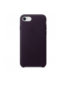 Apple iPhone 8 / 7 Leather Case - Dark Aubergine - nr 10