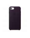 Apple iPhone 8 / 7 Leather Case - Dark Aubergine - nr 1