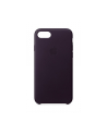 Apple iPhone 8 / 7 Leather Case - Dark Aubergine - nr 8
