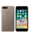 Apple iPhone 8 Plus / 7 Plus Leather Case - Taupe - nr 11