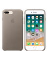 Apple iPhone 8 Plus / 7 Plus Leather Case - Taupe - nr 12