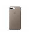 Apple iPhone 8 Plus / 7 Plus Leather Case - Taupe - nr 1