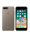 Apple iPhone 8 Plus / 7 Plus Leather Case - Taupe - nr 21