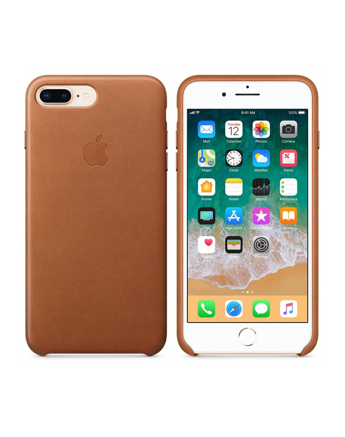 Apple iPhone 8 Plus / 7 Plus Leather Case - Saddle Brown główny