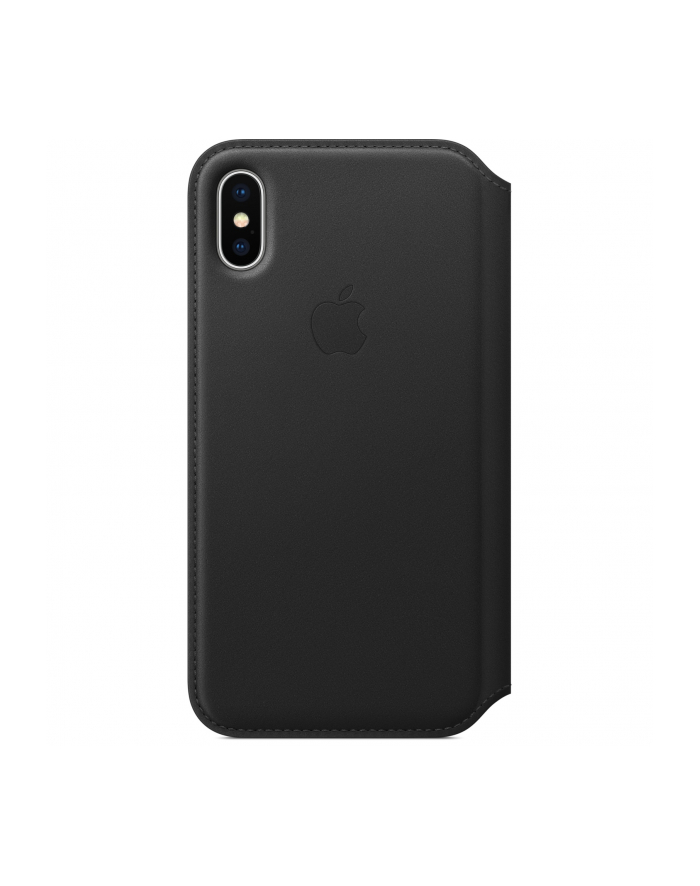 Apple iPhone X Leather Folio - Black główny